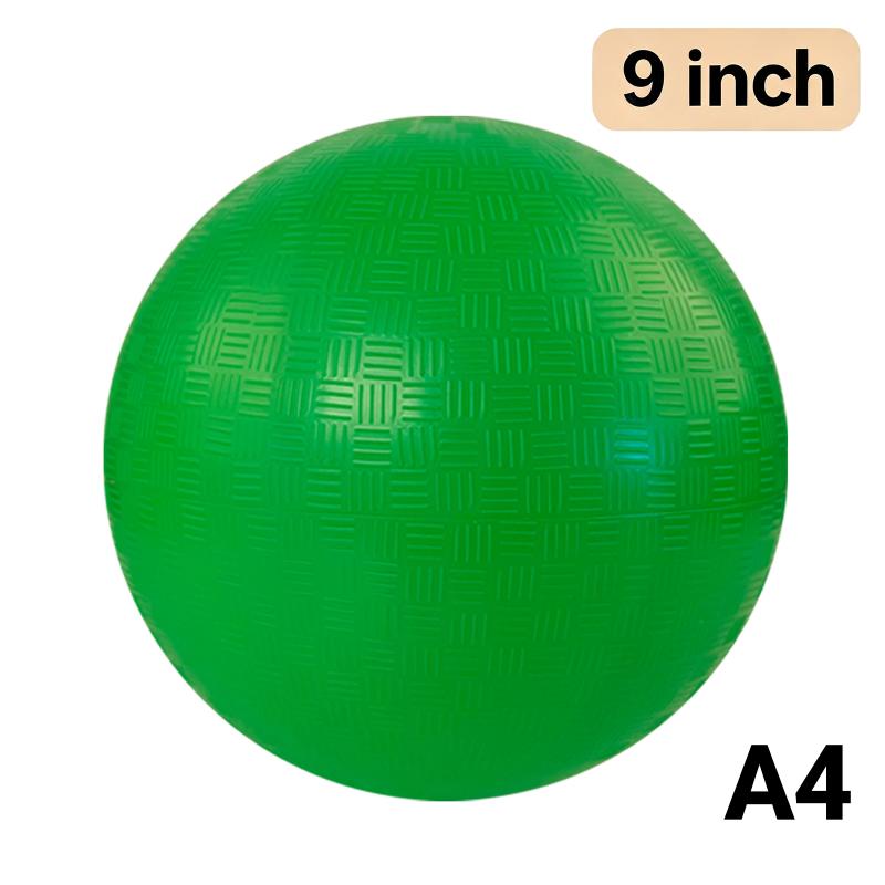 Easy to Inflate Rubber Kickball Bouncy Playground Ball for Kids Backyard School Holiday Family Fun Games