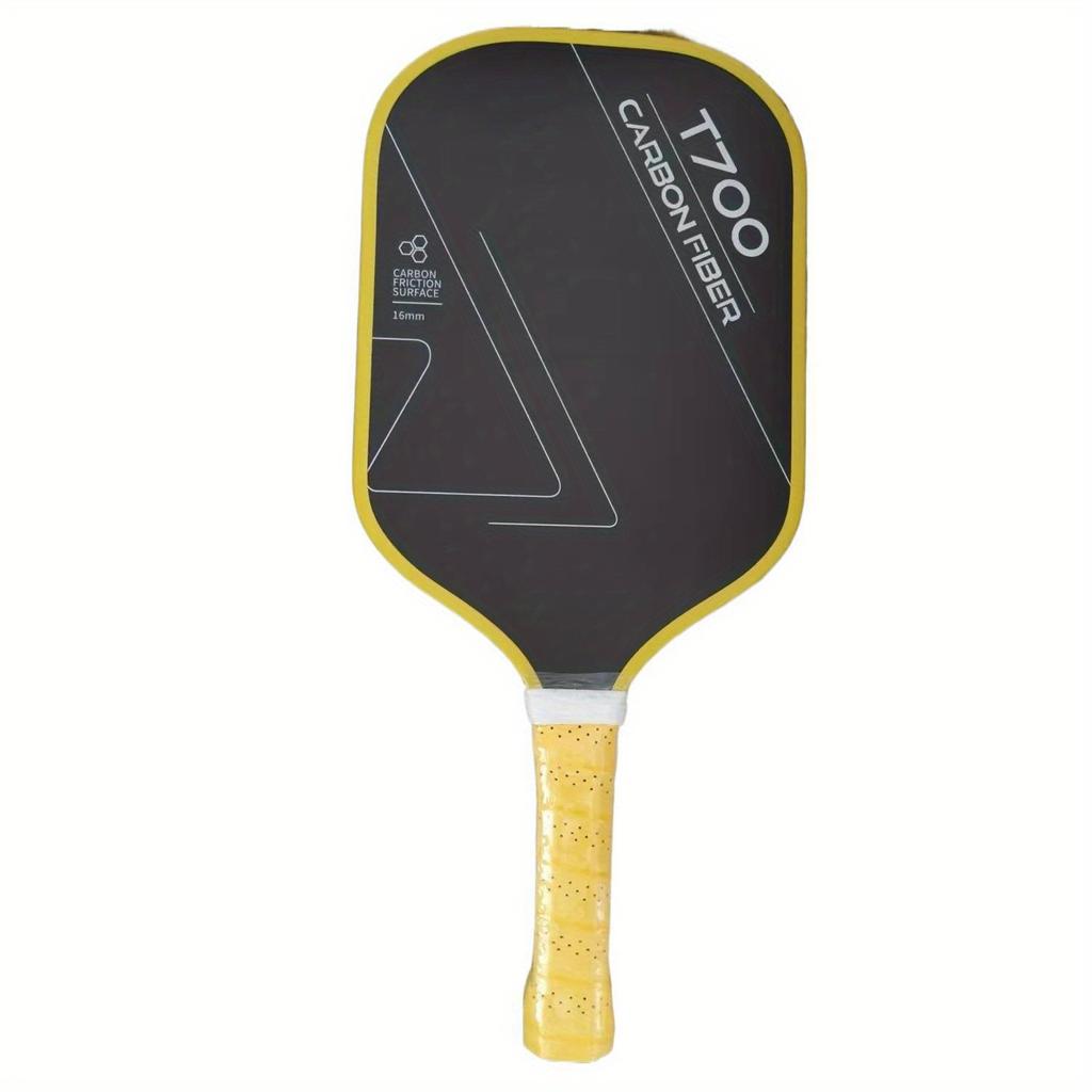 Professional pickleball racket made of T700 carbon fiber, suitable for outdoor games and activities