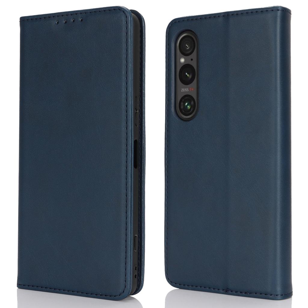 For Sony Xperia 1 VI Case PU Leather Wallet Stand Magnetic Closing Phone Cover