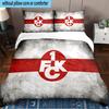 Kaisers-lautern Football Club 3PCS Bedding set,Ideal for1pc Duvet Cover And 2pcs Pillowcases Perfect for Christmas gift,Ideal for Bedroom, Dormitory