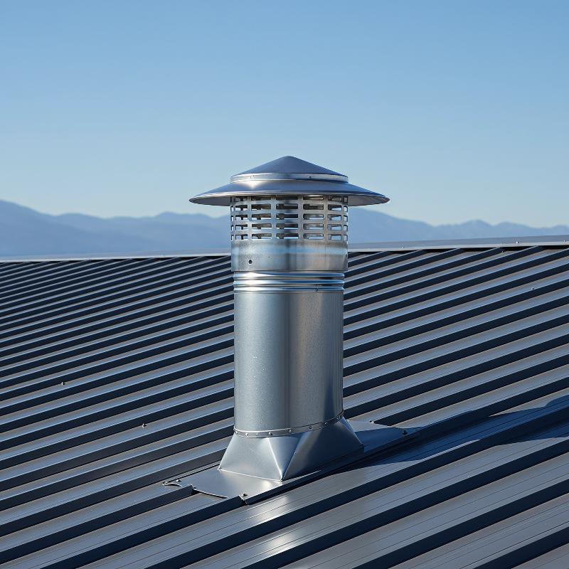 Heat Resistant Stainless Steel Chimney Cap 75-200mm Exterior Wall Air Outlet for Fireplace Ventilation System