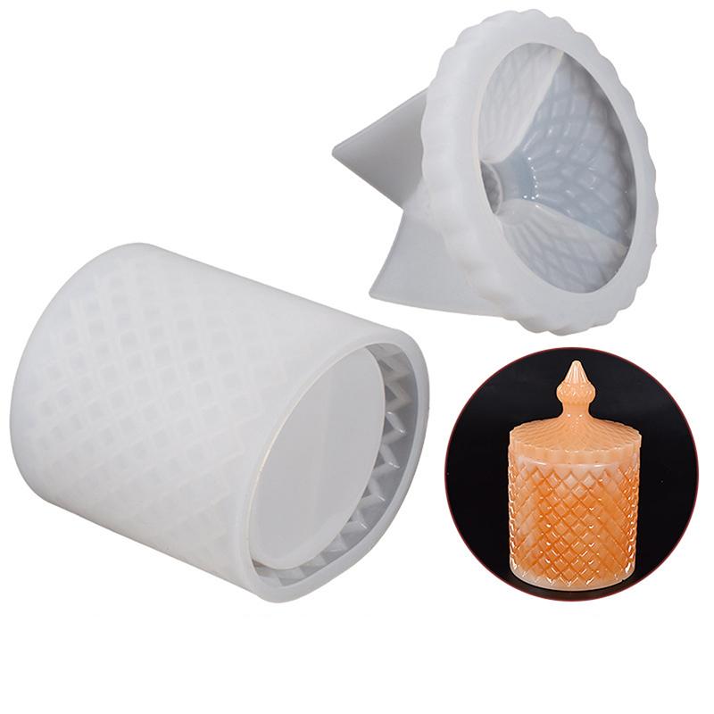 Rom Form Diy Mit Deckel Silikon Form Lagerung Tank Beton Form Desktop Storage Box Form Container Box Form