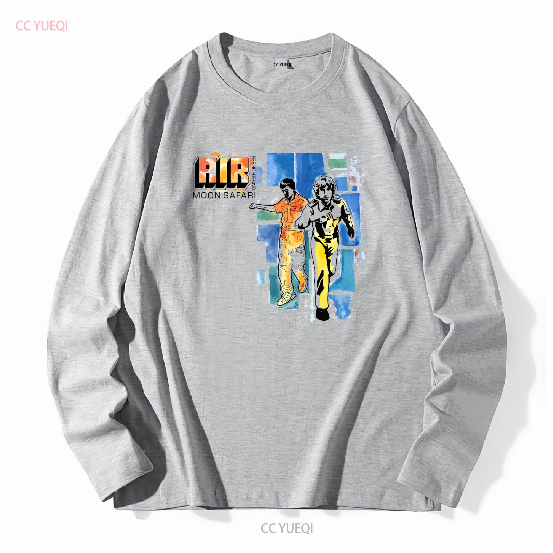 

AIR BAND Moon Safari T Shirt Full Size S 5XL SN204 long or short sleeves vintage Washed graphic Comfortable Stylish Versatile 4XL