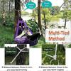 260 130 Portable Camping Hammock, Lightweight Nylon Net Hammock with Carry Bag, Outdoor Travel Garden Relaxing Hammock
