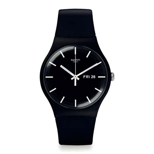 [SWATCH] MONO BLACK AGAIN Часы для отслеживания активности SO29B704 Черный