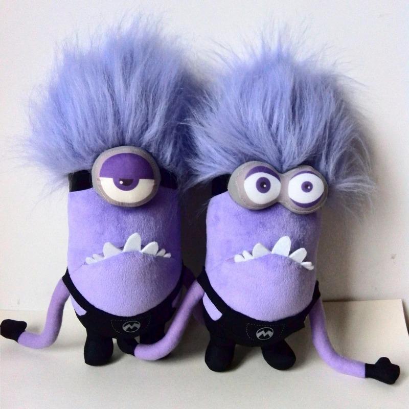 Kawaii Madness Purple Plush Doll Despicable Me Same Oaragraph Fun Stuffed Toys Children Kids Peluche Gift Gru's Minions Plush