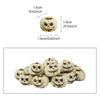 20PCS Resin Halloween Pumpkin Decorations - Reusable Creepy Mini Realistic Pumpkins Creative and Interesting Garden Ornaments