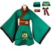 The Legend Anime Of Zelda Hero Link Cosplay Costume Suit Yukata Green Kimono