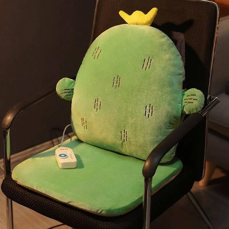 

Подушка на стул с подогревом, вставная подушка на стул, толстая съемная, моющаяся, милая мультяшная подушка, плюшевая подушка на стул, подушка на стул для школьника