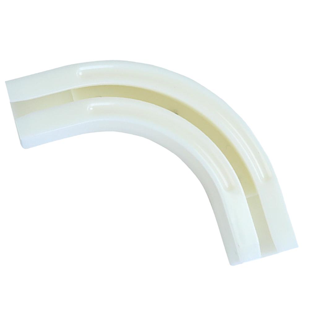 

90 Degree Corner Curtain Track Connectors Plastic Joints For Rail Glider Home Decorative Accessories Abs Replacement