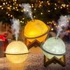 Lunar 200Ml Cool Mist Humidifiers Aroma Oil Diffuser Mini 3D Moon Lamp Ultrasonic Home Room Air Humidifier Moon Humidifier