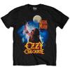 Men's Ozzy Osbourne Bark At the Moon Slim Fit T-shirt Medium Black