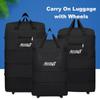 With Wheels Rolling Duffle Bag with Wheels Multiple Pocket Suitcases Rolling Luggage Bag  Travel