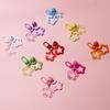 Colorful Handmade Double Star Keychain with Bell Ornaments - DIY Women's Bag Decoration
