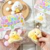 Cute Squishy Hamster Toy with Cheese Desktop Decor Funny Stress Reliever Decompression Fidget Toys for Teens Kids Gifts
