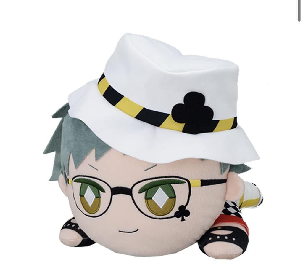 Sega Twisted Wonderland Twist Lying Down Plush Trey Clover Toy,