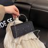 New Clutch Bag Oblique Span Dinner Bag Rhinestone Bag Silver Bag Celebrity Evening Bag Full of Diamonds