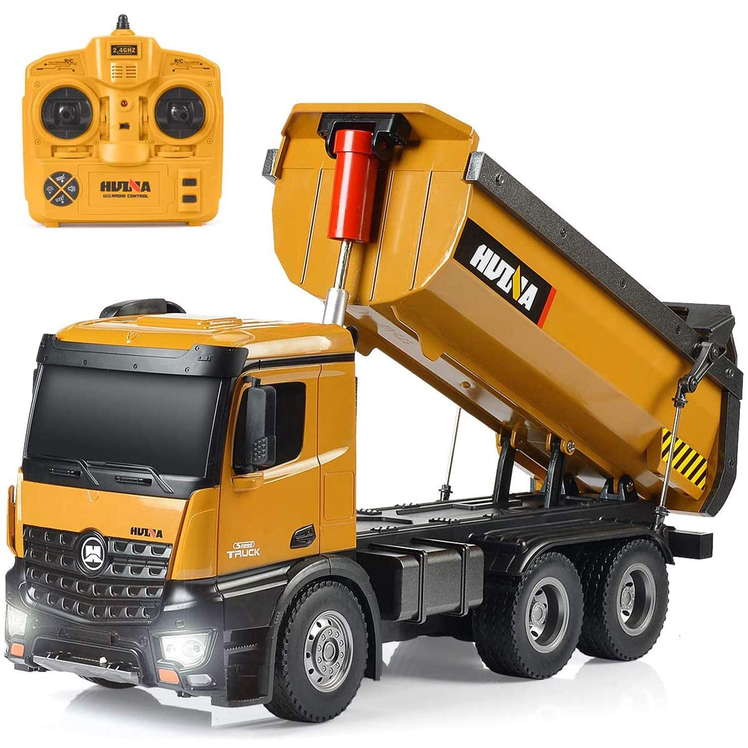 

Billion Teng Alloy 10CH Dump Car Radio Controlled Truck Radio Controlled Construction Heavy Equipment Radio Controlled Metal Dump Radio Controlled