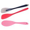 Silicone Non-Stick Rice Paddle and Spatula Set: Duckbill Scraper, Stir-Frying Spoon, Serving Spoon.