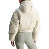 adidas X Stella McCartney Cropped FW25 Gepolsterte Winterjacke mit abnehmbarer Kapuze Damenjacke KA0645