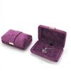Exquisite Pendant Packaging Box Travel Metal Buckle Ring Case Velvet Box Jewelry Case Necklace Case