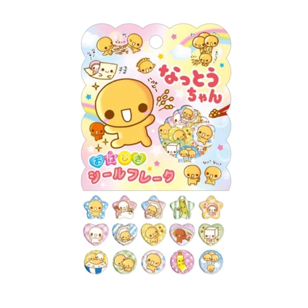Crux Heisei Memory Nostalgic Ohajiki Seal Flake Nattou-chan