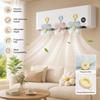 Adjustable Louver Air Vent Fan Self Adhesive Wind Deflector Guide  Home Air Conditioning