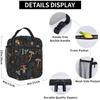 Mushroom Lunch Bag Portable Insulated Lunch Box for Women Men Reusable Leakproof  Cooler Thermal Lunchbox for Work Picnic Travel