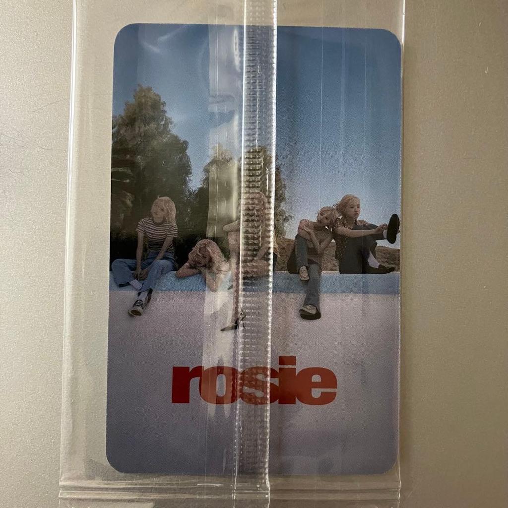 [USED] BLACKPINK Rosé Rosie Ktown4u Autograph Session Bonus Trading Card