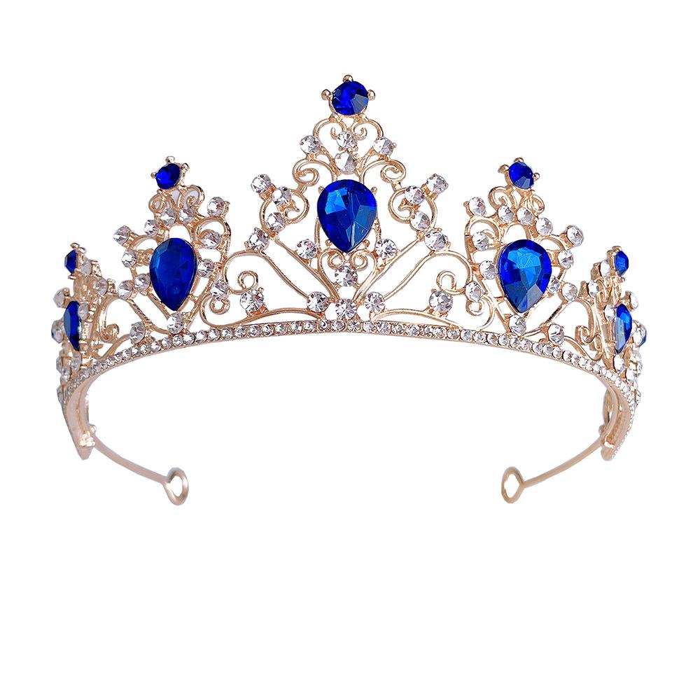 New Crown Bridal Bridal Hair Accessories Birthday Crown Crystal Crown Wedding Headwear