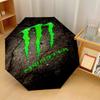 Monster Energy Print 8?Ribs Automatic Umbrella Wind Resistant Lightweight Folding Umbrella For Outdoor Travel