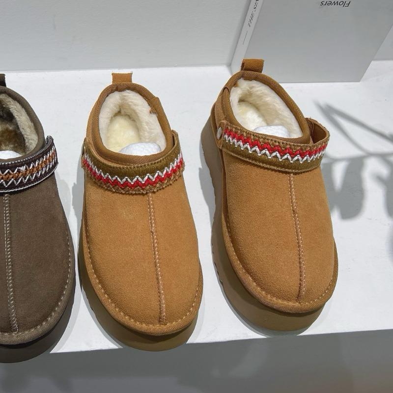 

Кожаные зимние ботинки на толстой подошве для женщин, зимний бархат для тепла, на одном педале, с пушистым носком, для улицы, бархатные утолщенные полутапочки для женщин 40