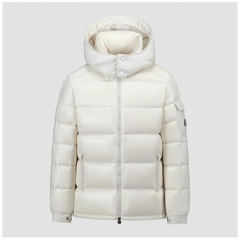High Shine Winter Down Jacket Unisex Short Hooded Thick Warm Coat Outdoor