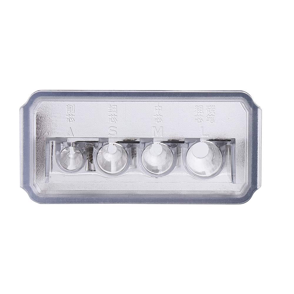 Portable Transparent Students Drawing Stationery School Art Supplies Manual Sharpener Pencil Sharpener Charcoal Sharpener