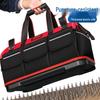 Electrician's Tool Bag: Durable, Waterproof Canvas with Enlarged, Wear-Resistant Design for Convenient and Multifunctional Storage.