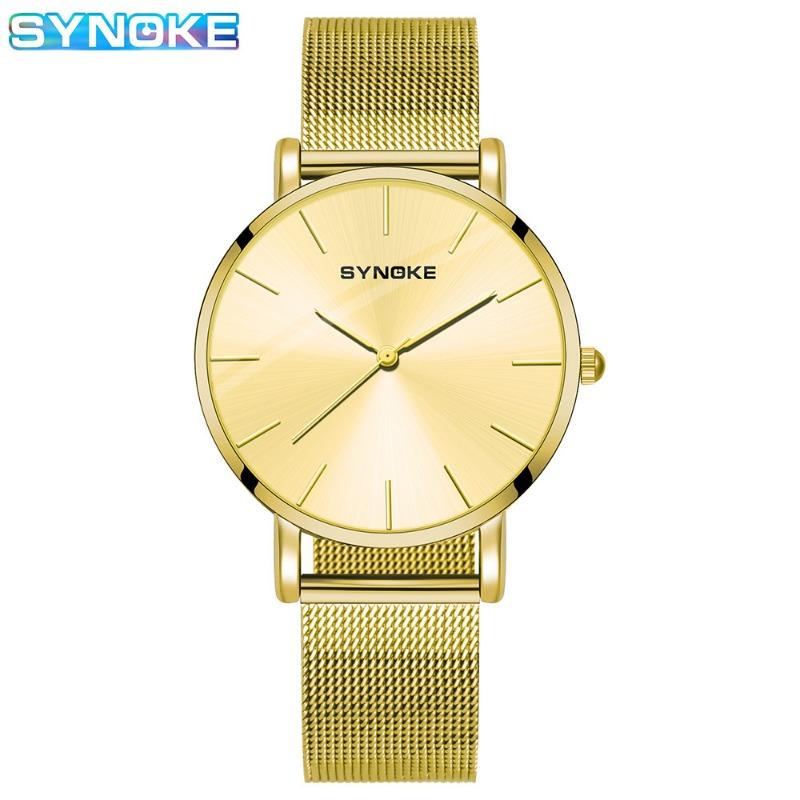 

Новые Модные Кварцевые Часы Лучшего Бренда Мужские Женские Часы Парные Одинаковый Стиль Легкий Сетчатый Сплавной Корпус Часы