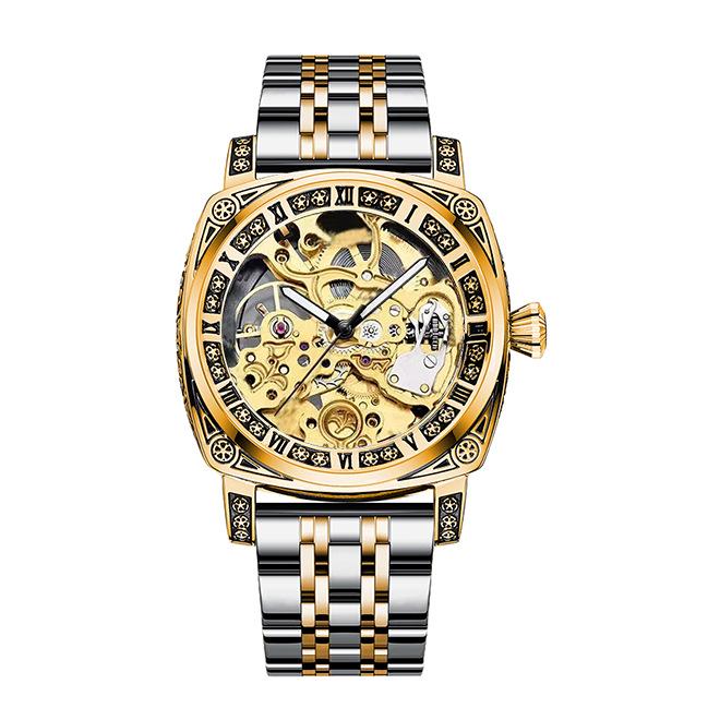 Reloj Mecánico de Lujo Suizo TWCIS Resistente al Agua para Celebridades con Diseño de Alta Calidad