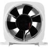 Aramox Marine Bilge Air Blower, 4inches In-Line Bilge DC Air Blower Engine Ventilation Fan White for Yacht RV (24V)