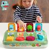 Button Interactive Animal Toy Box Montessori Activity Pop Up Toy  Exercise Baby Fingers
