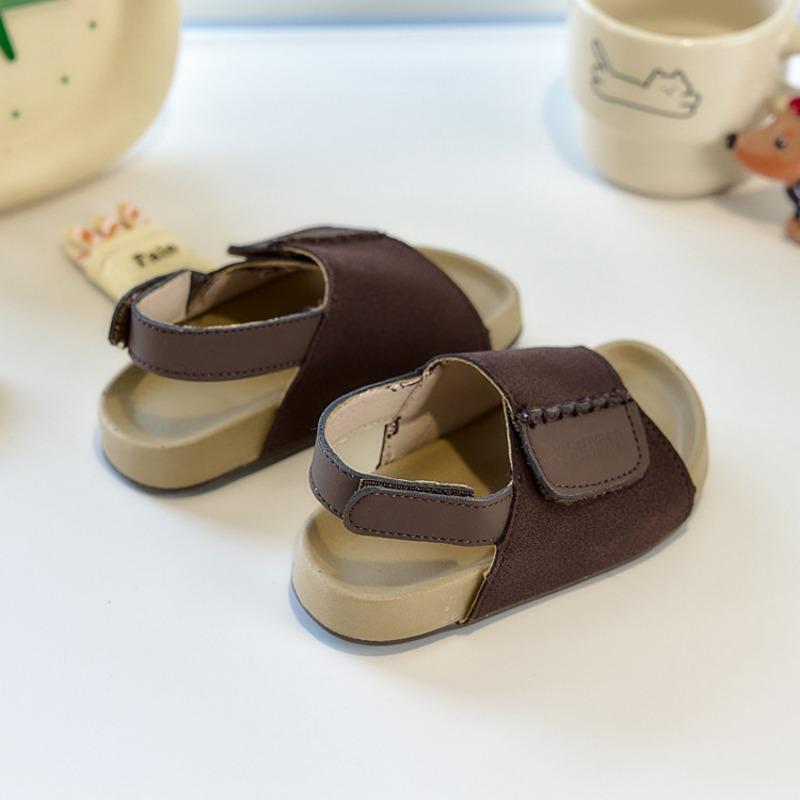 Kids Open Toe Summer Sandals Korean Style Casual Beach Shoes For Boys And Girls