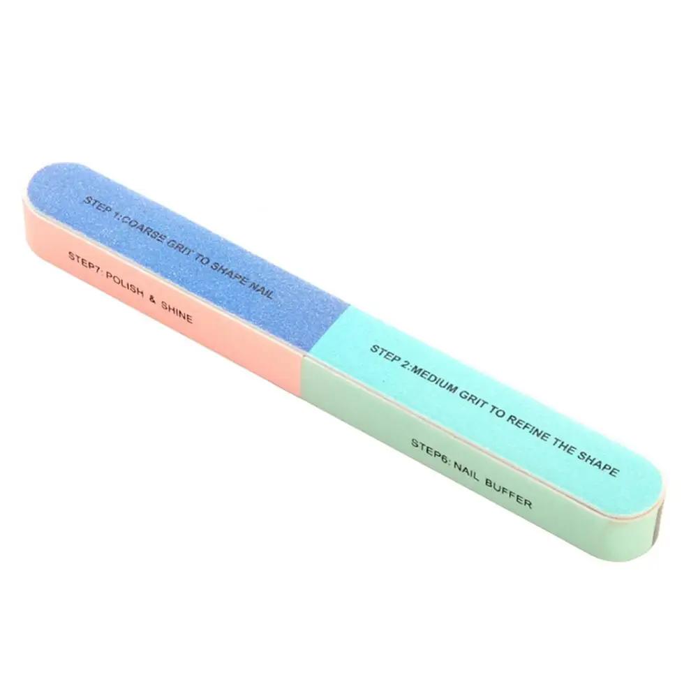Nail Polish Buffer Nail Art Sanding Files Buffer Block Manicure Pedicure Tools Sand Surface Sponge Nail File