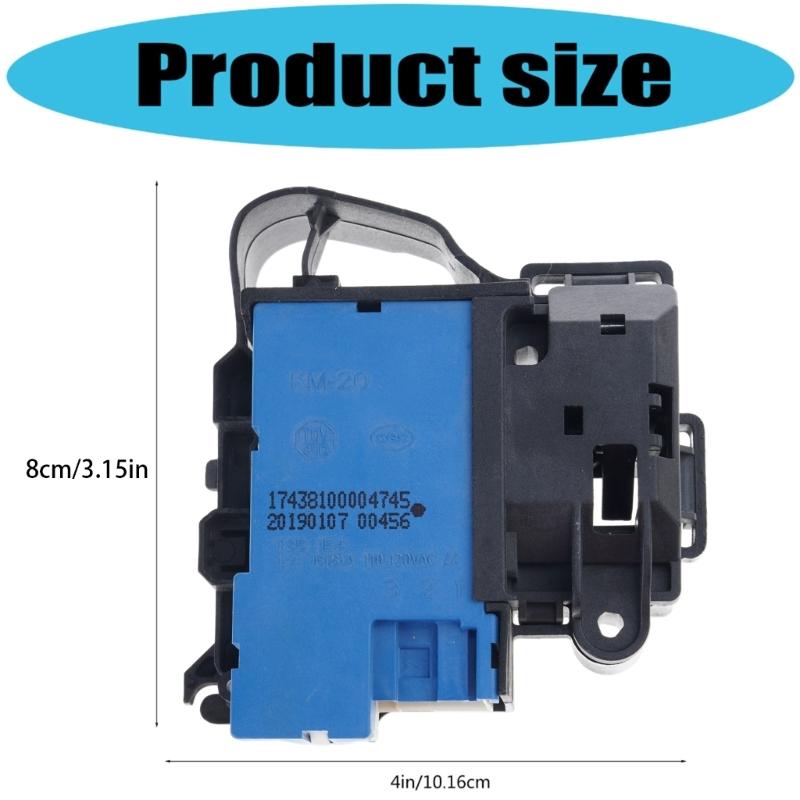 Protection Laundry Appliance Locking System Easy Installation Process Washer Door Security Switches Plastic Texture