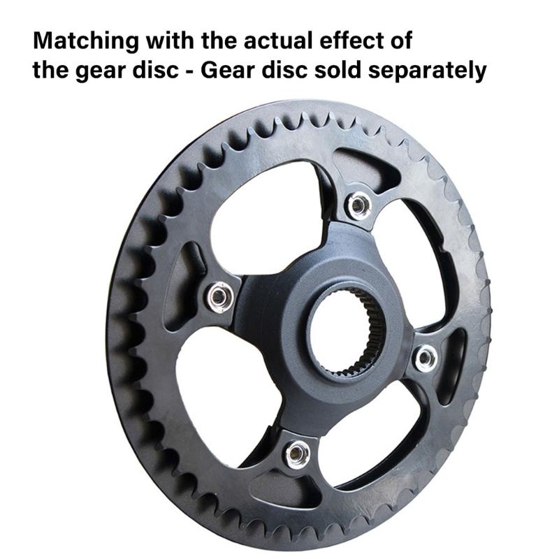 Electric Bike 104mm Chainring Adapter Spiders, Aluminium Alloy Torques Sensors Spiders Adapter for Electric Bicycles