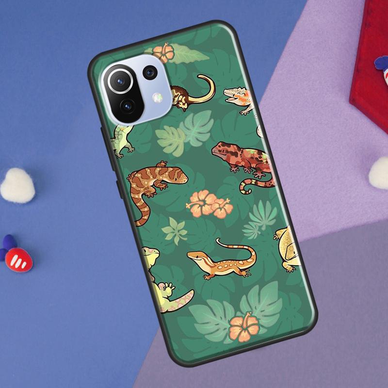 Lizards Geckos Cover For Xiaomi 14 13 Ultra 11T 12T 13T 14T Pro POCO X7 Pro X3 X5 F3 F5 F6 M6 X6 Pro Case
