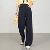 Fanzhen Women's High-Waist Draped Wide-Leg Trousers