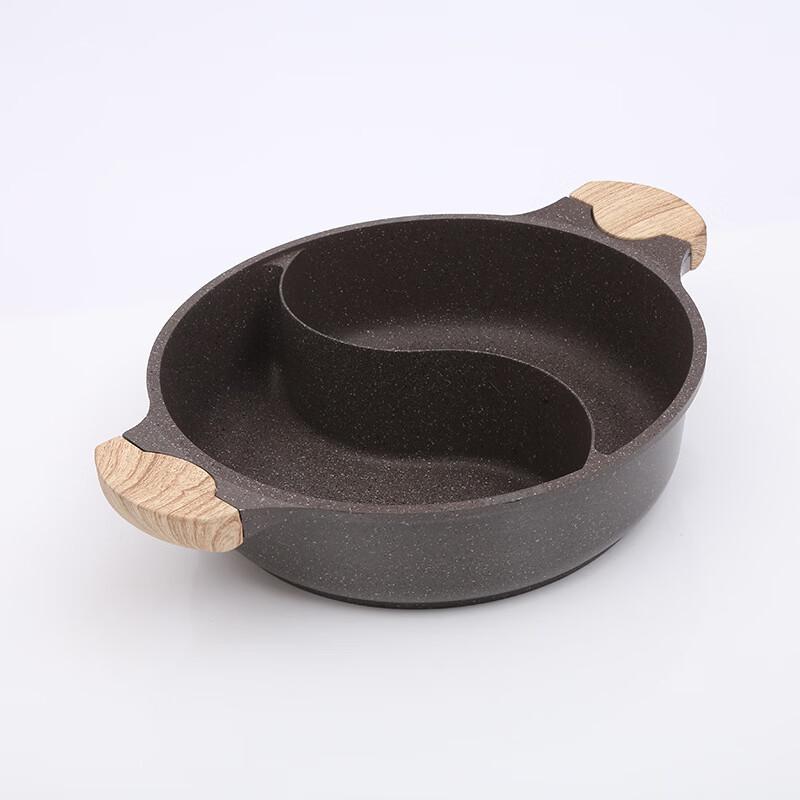 Wutuo 32cm Aluminum Alloy Dual-Sided Hot Pot
