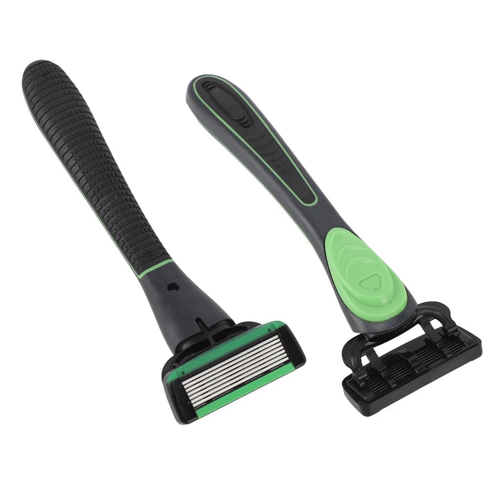 Manueller Sicherheits-Bartschneider, Pflege, Handheld-Metall, 7 Schichten, Vintage, manueller Bartschneider