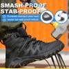 Smash-proof Stab-proof Safe Construction Site Wear-resistant Outdoor Men's Boots Steel Head Protective Shoes