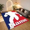 Custom Football Player Area Rug Living Room Nonslip Soft Carpet For Bedroom Game Playroom Sofa Office Home Decor Doormat Christmas Gift C10372