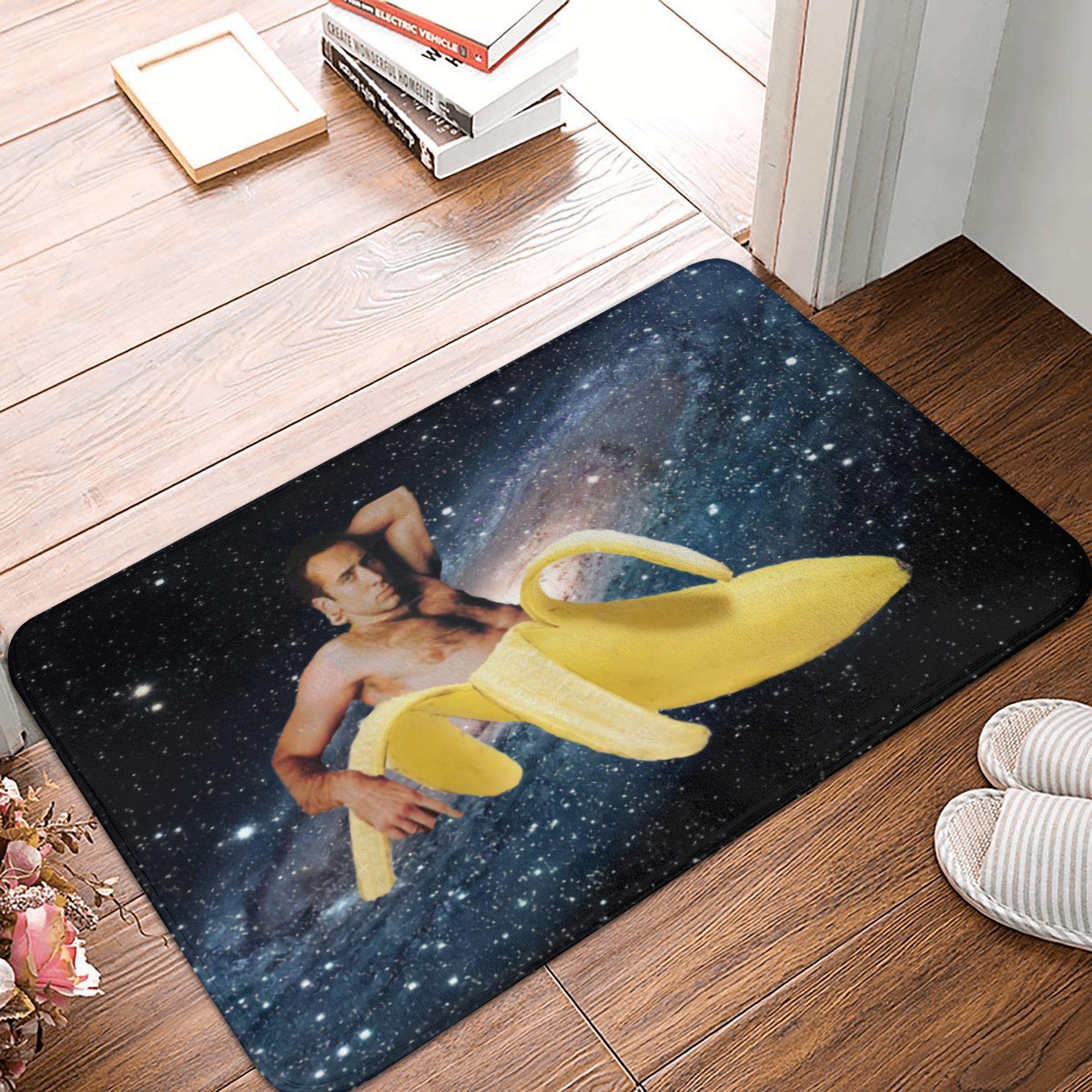 

Nicolas Cage Front Door Floor Entrance Mat Outdoor Funny Meme Bathroom Kitchen Doormat Garage Carpet Rug 40cmx60cm